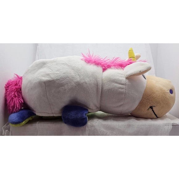 Flip-a-zoo Flipazoo Imogen Dragon Persephone Unicorn Reversable Stuffed Animal - Picture 5 of 7